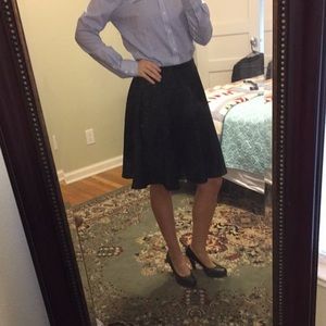 Very nice black midi skirt